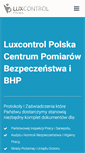 Mobile Screenshot of luxcontrol.pl